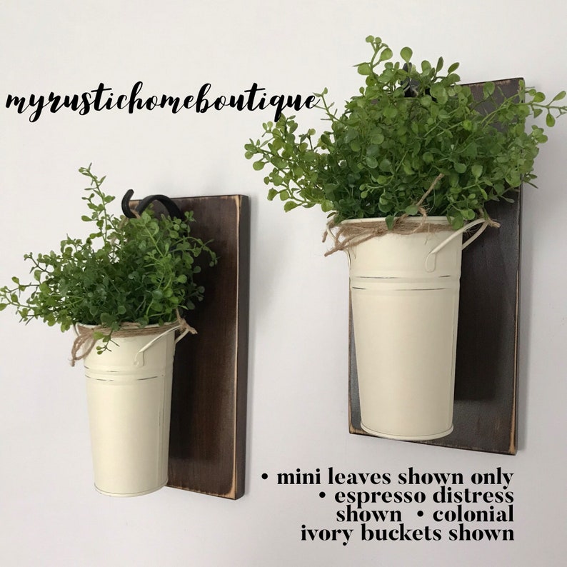 Decoracion De Pared Rustica Plantador Colgante Con Etsy