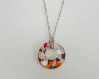 Watercolor Love Necklace