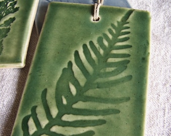 Handmade Ceramic Gift Tag Ornament Customizable Custom Gift Tag Custom Ornament Handmade Pottery Handbuilt Pottery Keepsake Ornament