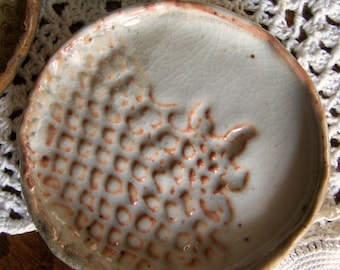 Pottery Spoon Rest Trinket Dish Handmade Pottery Spoon Rest Pottery Soap Dish Fuzzy Mud Studio Rustic Ring Dish Handmade Jewelry Dish