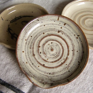 Handmade Pottery Spoonrest Wheel Thrown Stoneware Pottery White Spoon Rest Ceramic Rustic Pottery Natural Spoon Rest Rustic  Pottery