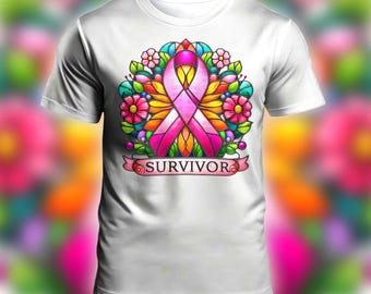 Cancer Awareness Ribbon PNG-bundel, sublimatieontwerpen (digitale download)