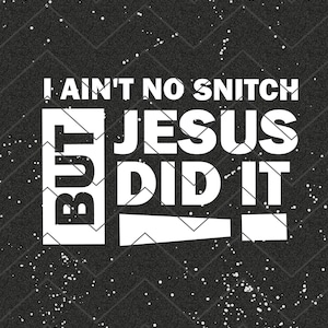 Jesus Did It SVG PNG JPG Christian cut file Religious svg Inspirational png Encouragement cut file statement svg gift for him gift for her