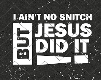 Jesus hat es geschafft SVG | Christian Cut File - Inspirierende PNG (Digitaler Download)