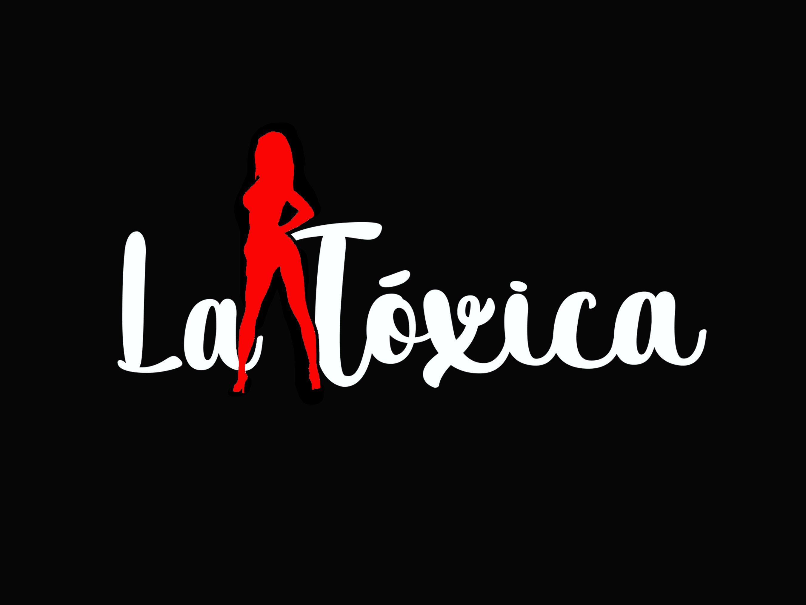 LA TOXICA vinyl sticker /red silhouette / choose price and Etsy