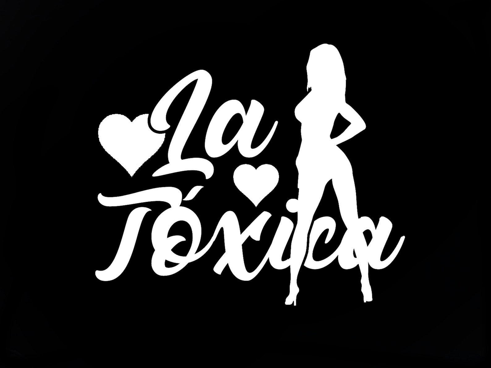 LA TOXICA vinyl sticker / choose color and size /decal / Etsy