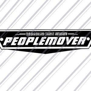 Peoplemover SVG file for Cricut