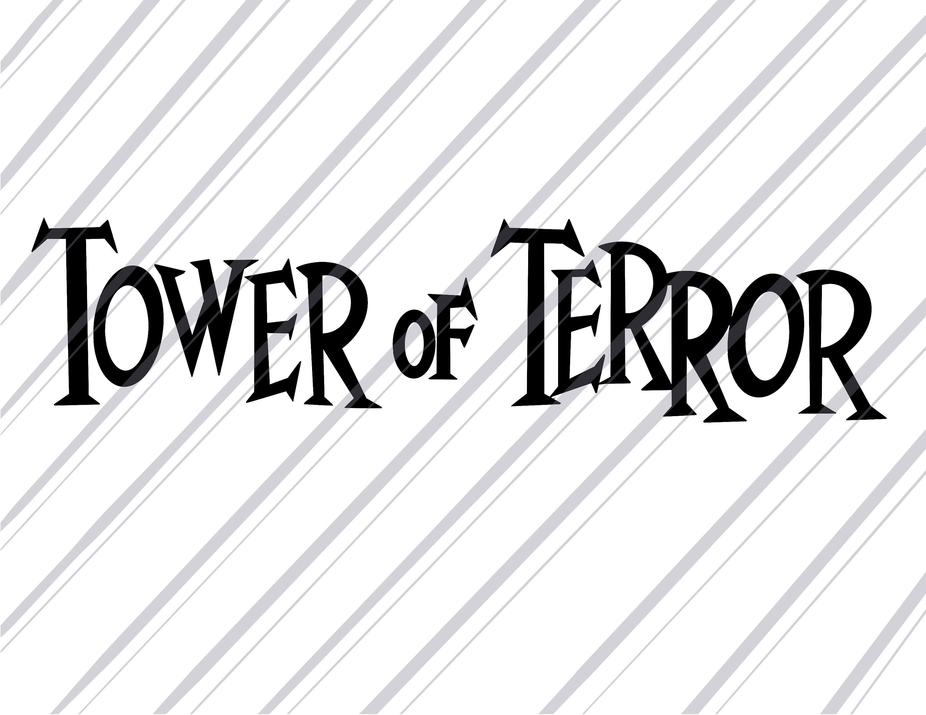 Tower Of Terror SVG File For Cricut Etsy Tower Of Terror SVG File For Cricut Etsy
