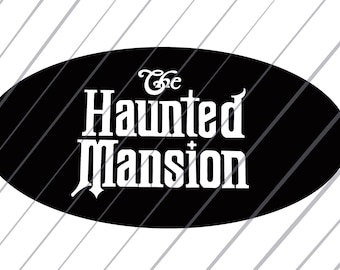 Haunted Mansion SVG file for Cricut
