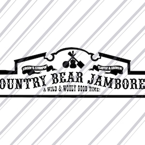 Arquivo SVG Country Bear Jamboree para Cricut