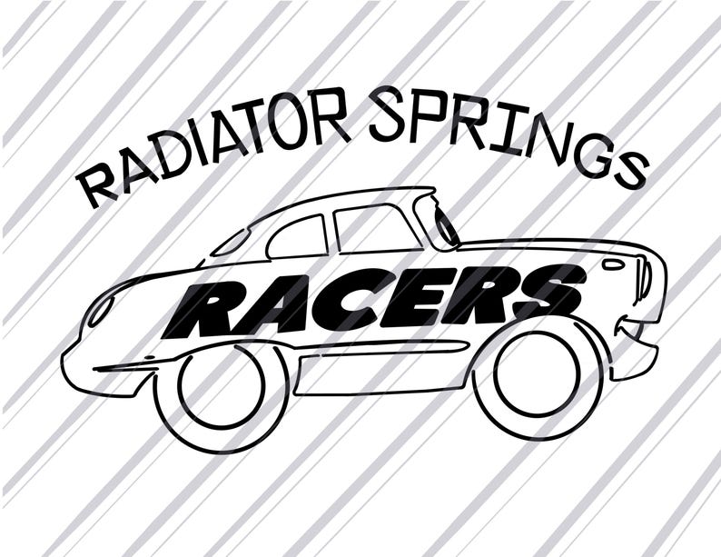Race Car Radiator Svg Radiator Spring Racers SVG File for Cricut - Etsy