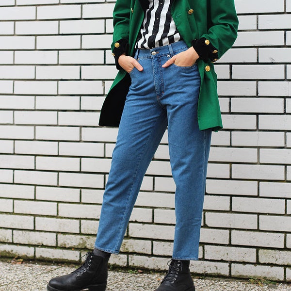 Pantalon en denim Jil Sander des années 90 vintage jeans raccourcis taille haute Jeans Designer Pantalon en denim minimaliste
