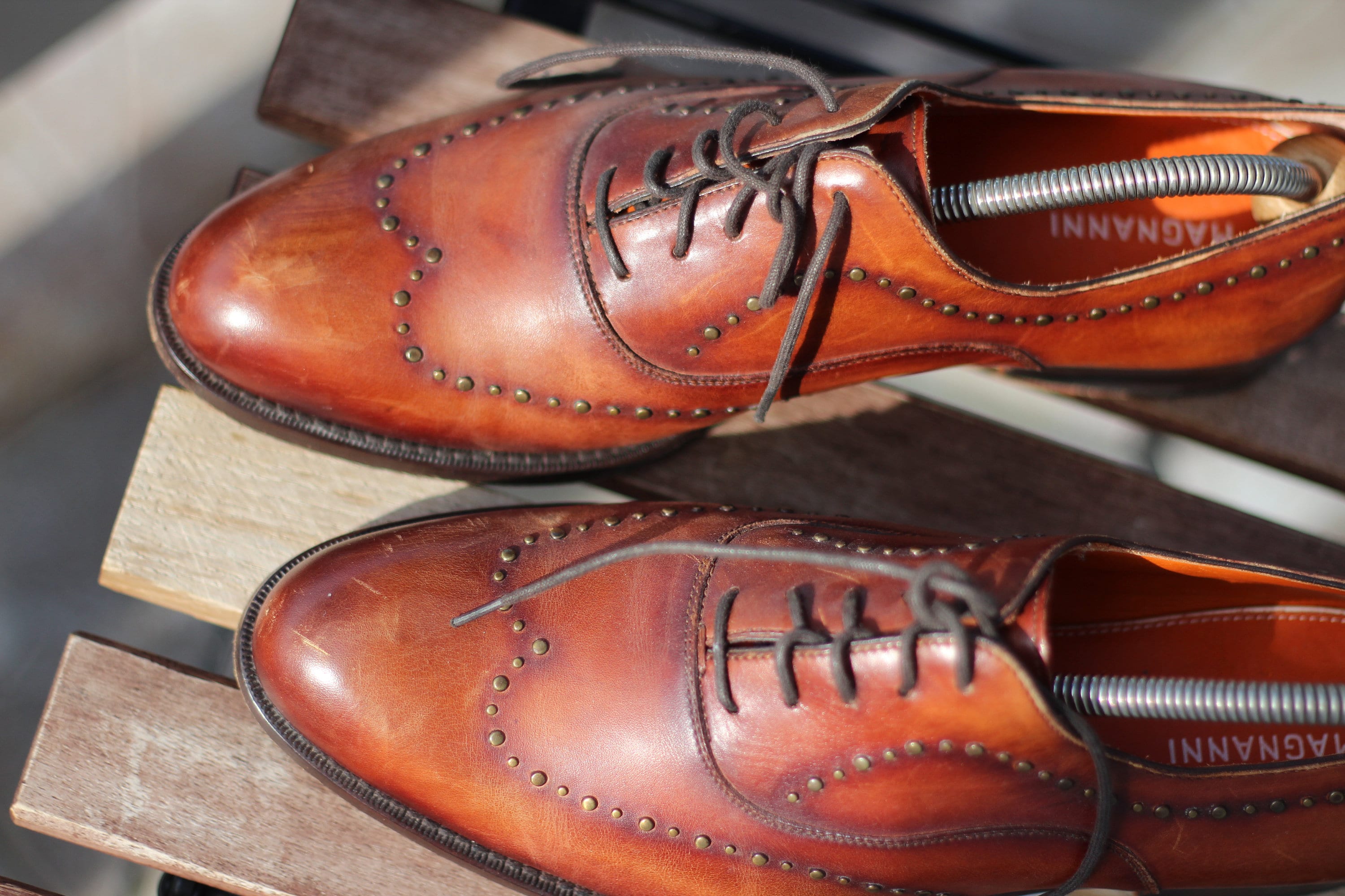 Luxury Vintage Men's Dress Shoes Genuine Leather Handmade Quality