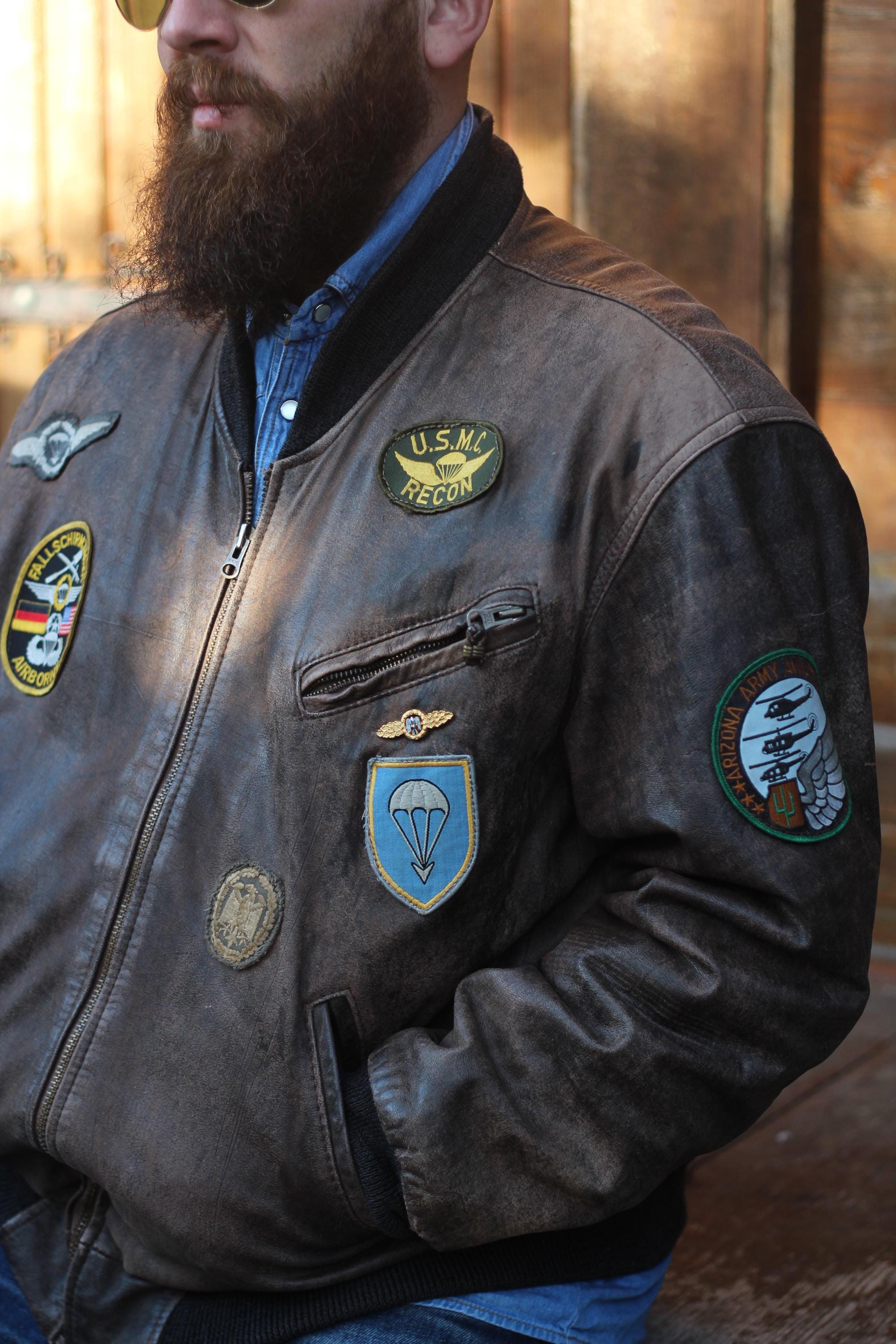 German Flight Jacket - Etsy