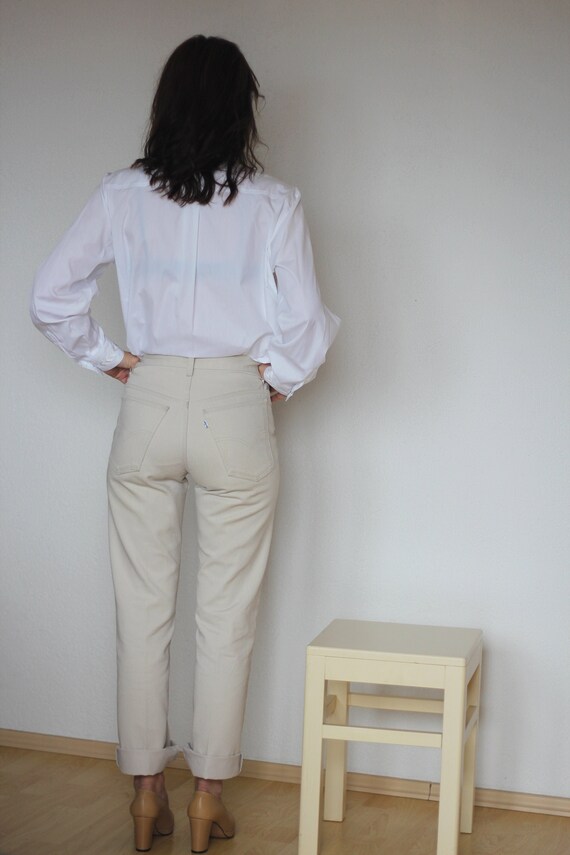 Vintage High waist Levis, Levis 60s 70s Beige Str