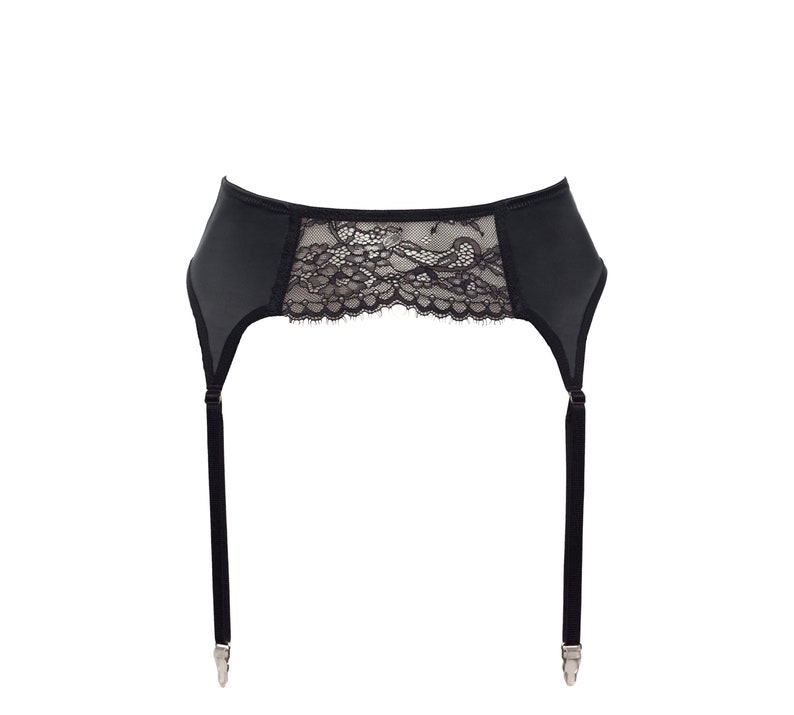 Garter Belt for Stockings Sexy Black Lace Lingerie Etsy
