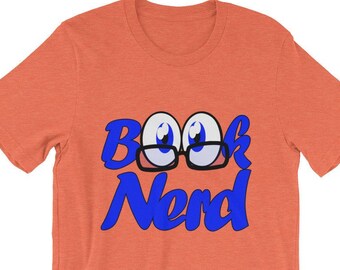 Cute Book Nerd Shirt, Gift for Readers, BookWorm Shirt, English Teacher Gift, Reading T-Shirt for Book Lovers, I Love Books, Book T-Shirt