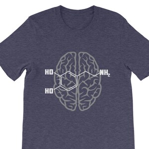 Dopamine Molecule Shirt for Science Geeks, Shirt for Smart People, ADHD Science Nerd Shirt, Brain Shirt, Science Teacher Gift, Life Hackers