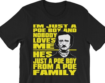 Funny Edgar Allan Poe Shirt, English Teacher Gift, English Teacher Shirt, Literature Shirt, English Professor Shirt, Poetry Shirt