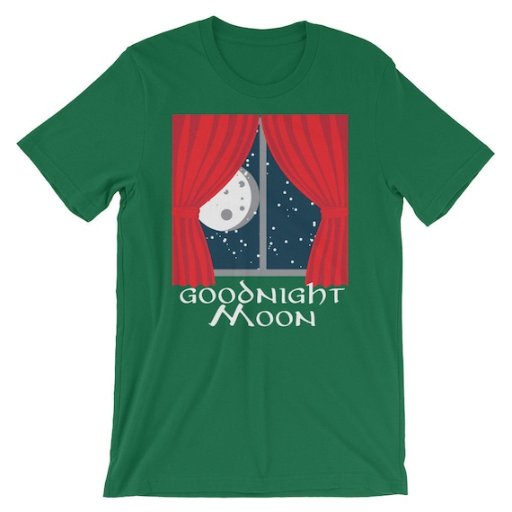 Literature Shirt, Goodnight Moon, Book Shirt, Literary Shirt, Gift for Book Lover, Bookworm Shirt, Bed Time Shirt, English Teacher Shirt