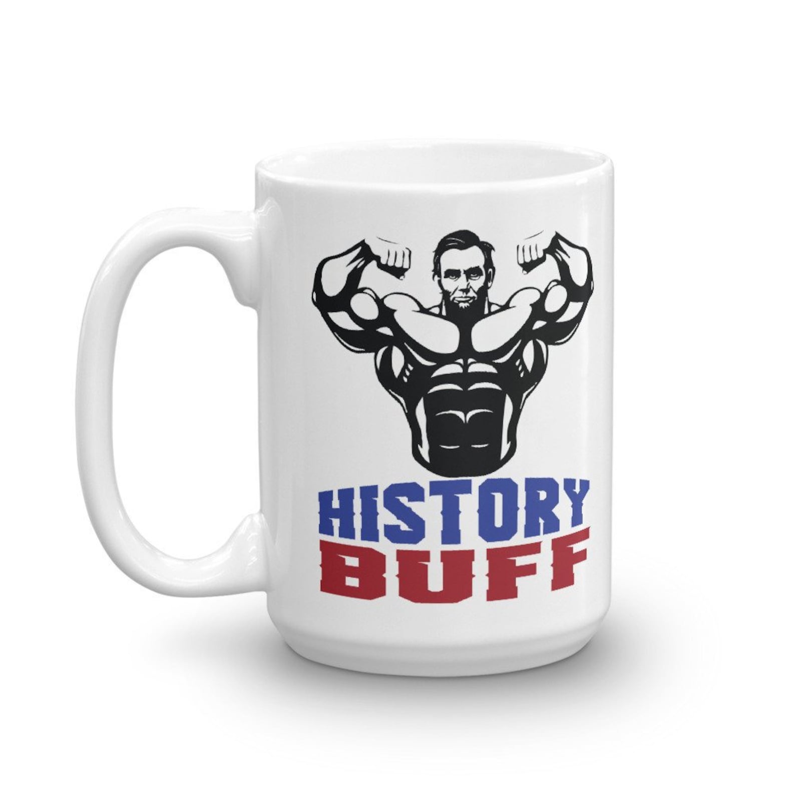 Funny History Buff Gift Abraham Lincoln Mug Dad Joke Abe