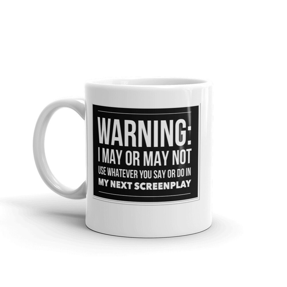 Funny Screenwriter Gift Writer Coffee Mug Gift for Writers Etsy