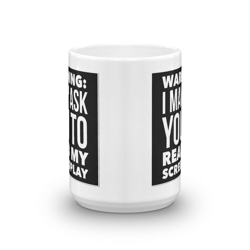 Screenwriter Gifts Coffee Mug for Writers Funny Etsy