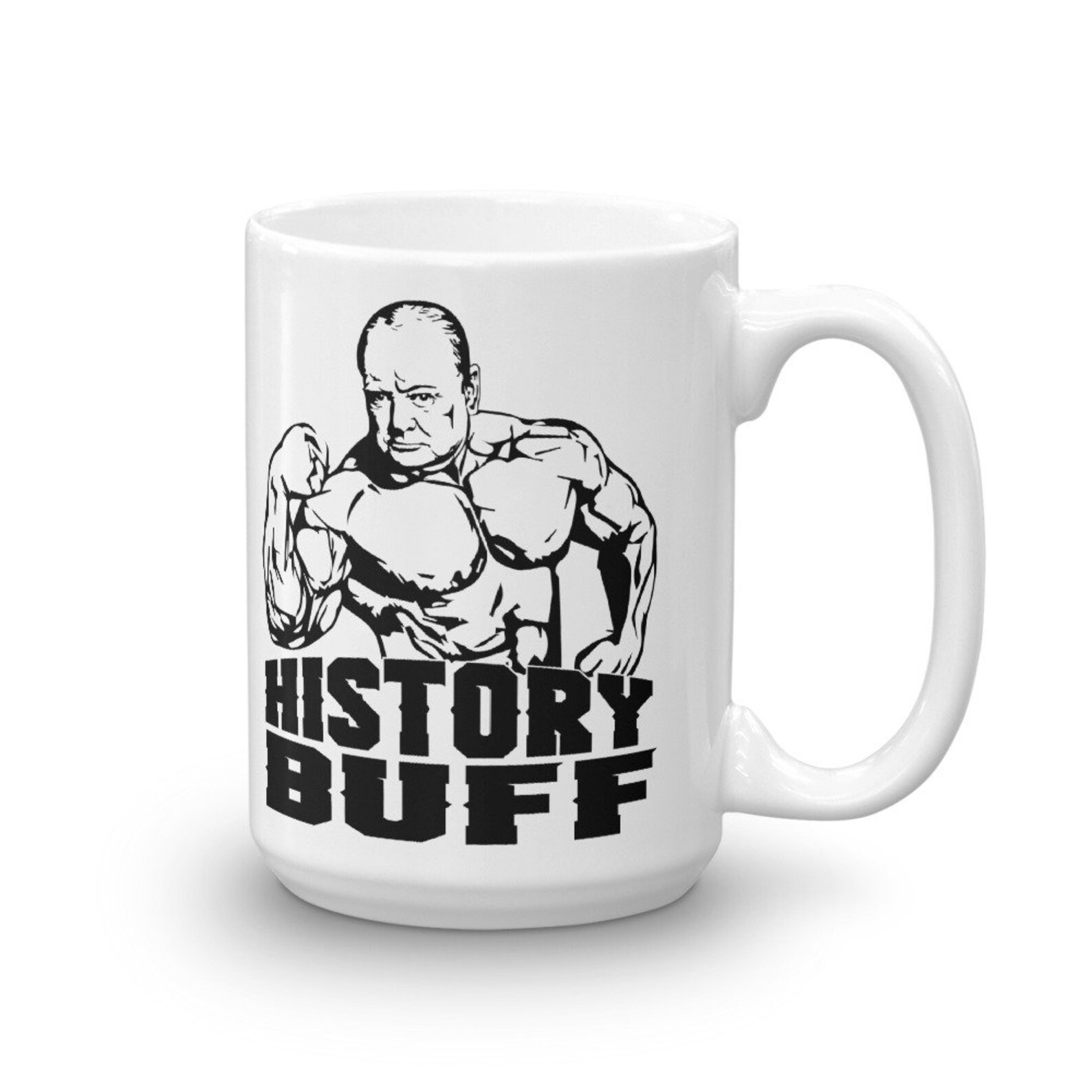 History Buff Gift Winston Churchill Mug Funny Churchill Etsy