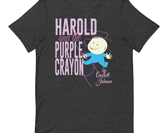 Literature Shirt, Harold and the Purple Crayon Shirt, Childrens Book Tee, Literary Shirt, Gift for Book Lover, Preschool Teacher Shirt