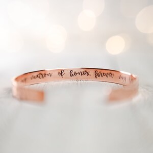 Maid of Honor Bracelet FFPB Matron of Honor Maid of Honor Gift Today my maid of honor, forever my sister Bridesmaid Gift MOH image 1