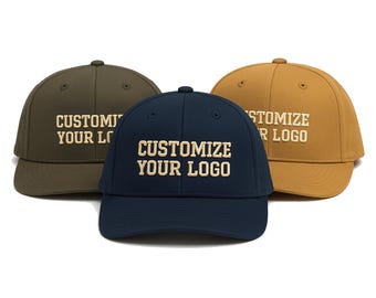 Benutzerdefinierte Stickerei-Hut mit Ihrem Logo oder Design, individuell gestickte Logo-Kappe, personalisierte gestickte Kappe, benutzerdefinierte Small Business Merchandise