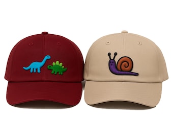 Embroidered Logo Hat, Kids Drawing Logo Hat, Embroidered Logo Baseball Cap