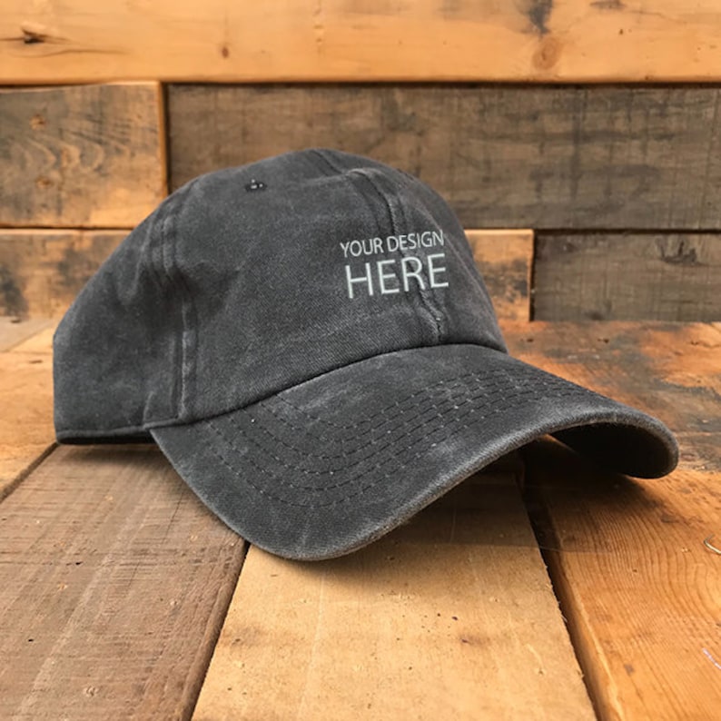 Custom Embroidered Hats / Dad Hat / Embroidery Baseball Cap / Etsy