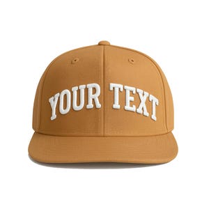 Benutzerdefinierte gestickte Weizen Snapback Hut, benutzerdefinierte Text Hut, benutzerdefinierte Logo Hüte, personalisierte gestickte Kappe, Unisex Hüte, benutzerdefinierte Stickerei Hut