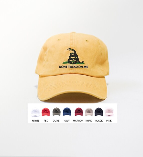 Snake Embroidered Hat / Don't Tread on 