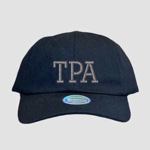 TPA Custom Embroidered Airport Code Hat, Airport Code Monogrammed Hat, Airport Code City Hat, Custom Travel Hat, Aviator Hat, City Name Hat