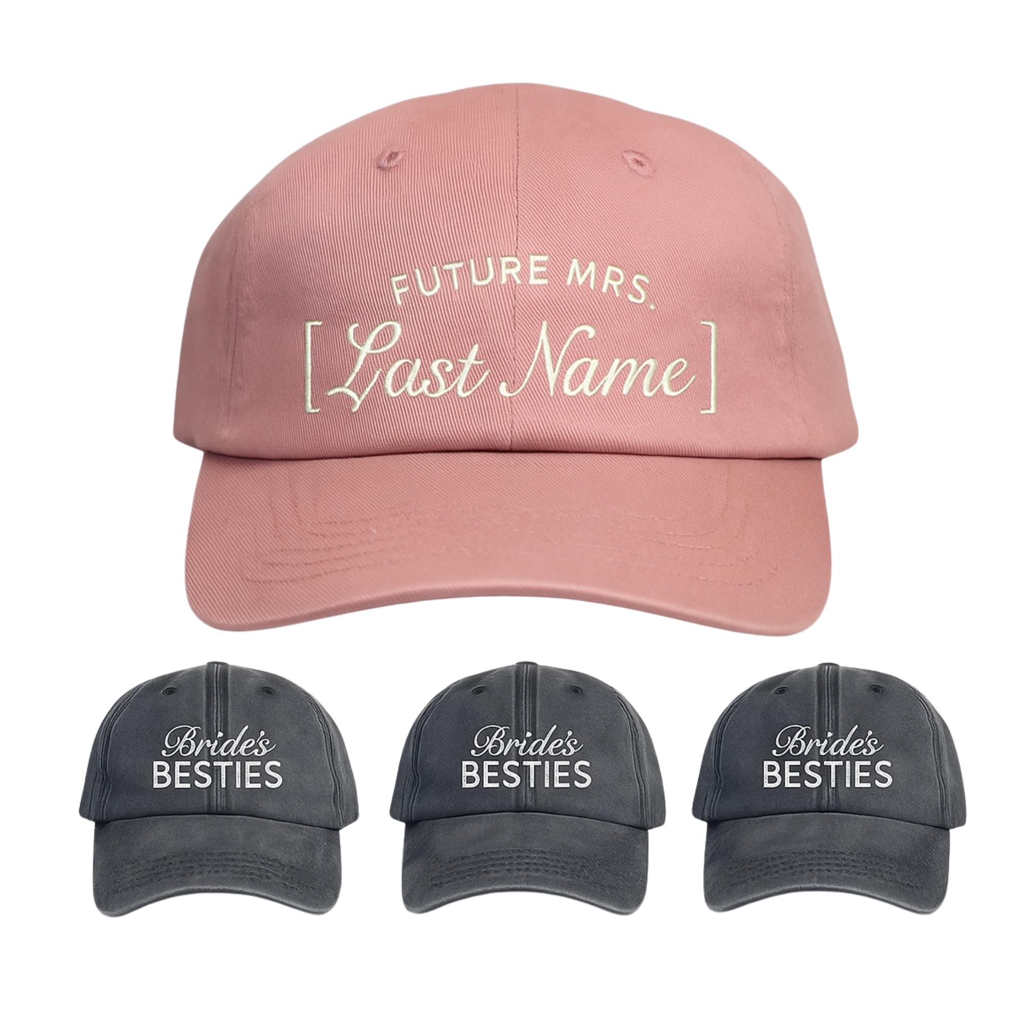Future Mrs Embroidered Hat: Custom Bachelorette Party Caps - Etsy