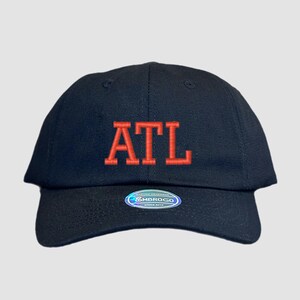 ATL Custom Embroidered Airport Code Hat, Airport Code Monogrammed Hat, Airport Code City Hat, Custom Travel Hat, Aviator Hat, City Name Hat