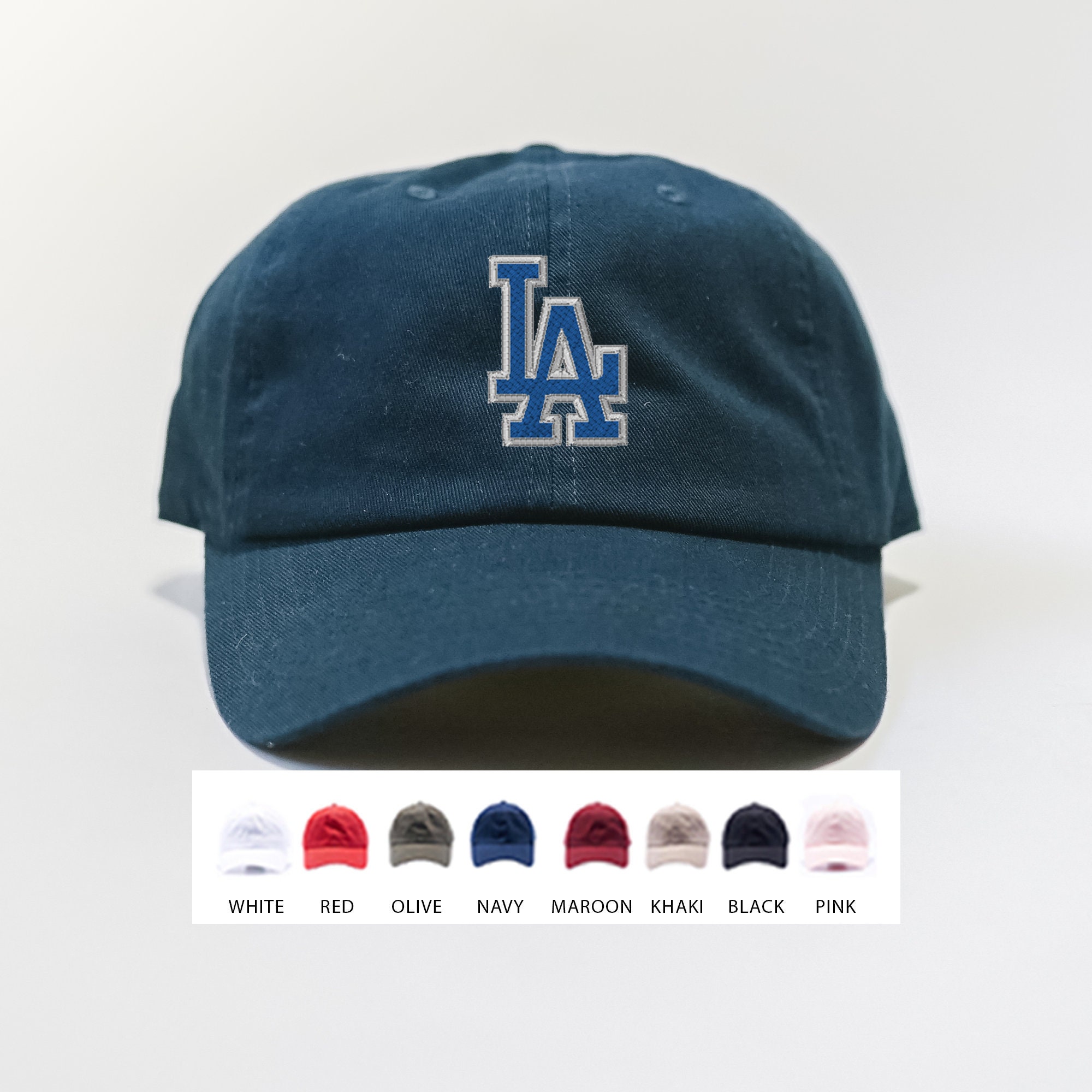 rive ned gispende Tanke LA Dodgers Hat / Los Angeles Baseball Cap / Custom Embroidered - Etsy