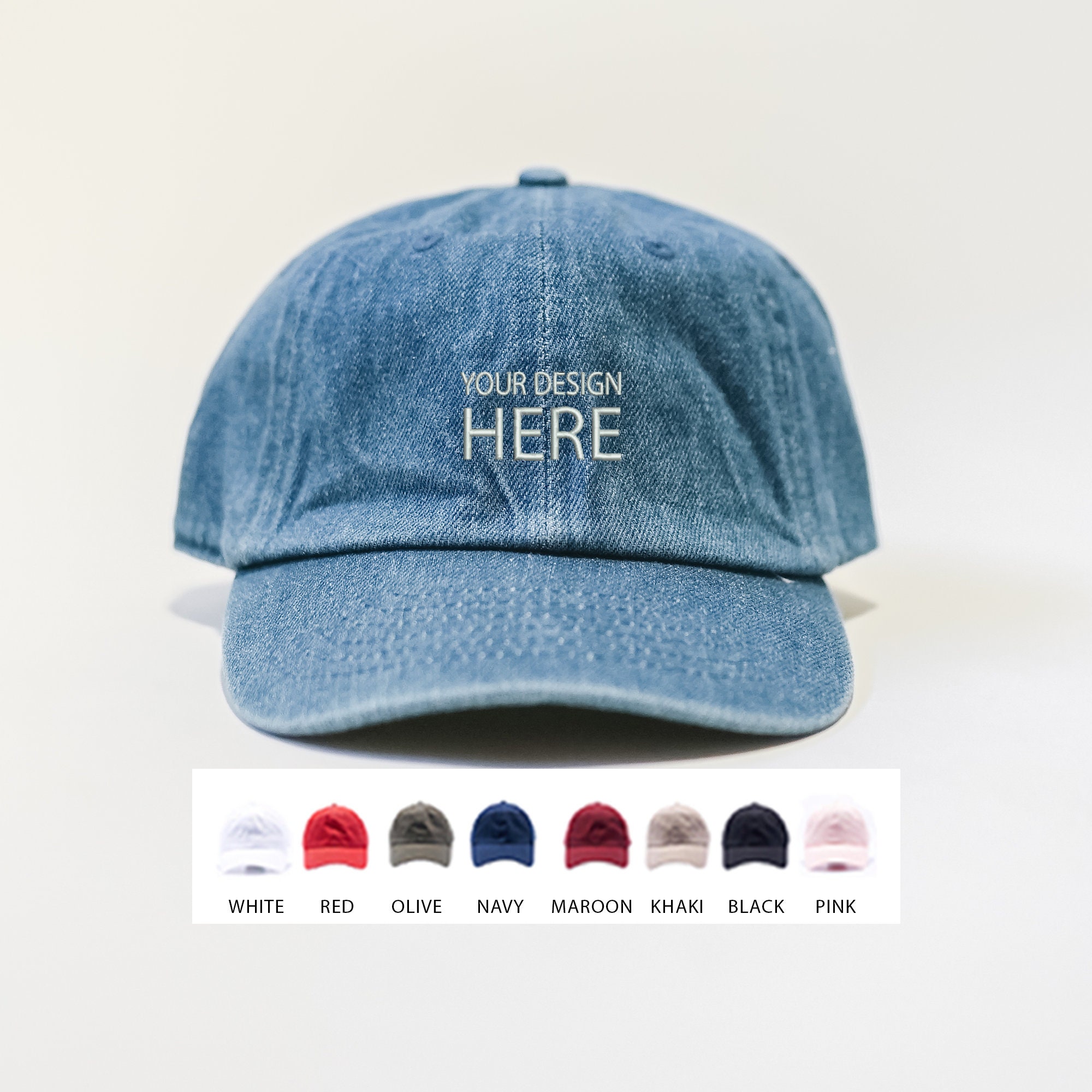 Custom Embroidered Baseball Hats for Men and Women / Dad Hat / -  Israel