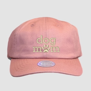 Dog Mom Embroidered Hat, Hats for Moms, Personalized Mom Hat, Mom Embroidery, Mom Hat Gift, Embroidery Hat for Mom, Mother’s Day Hat