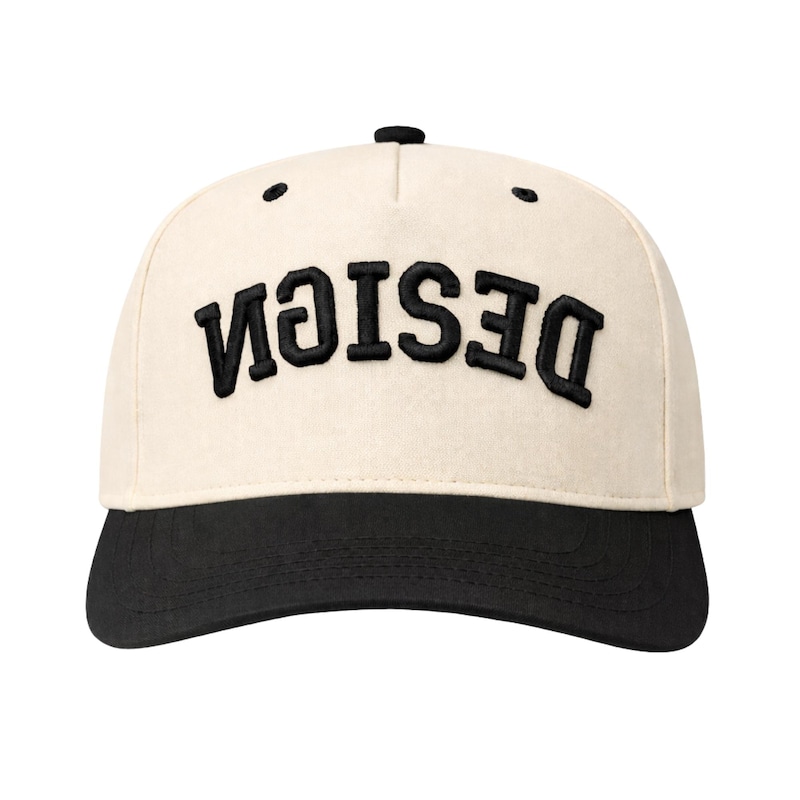 Upside Down Text Hat - Etsy
