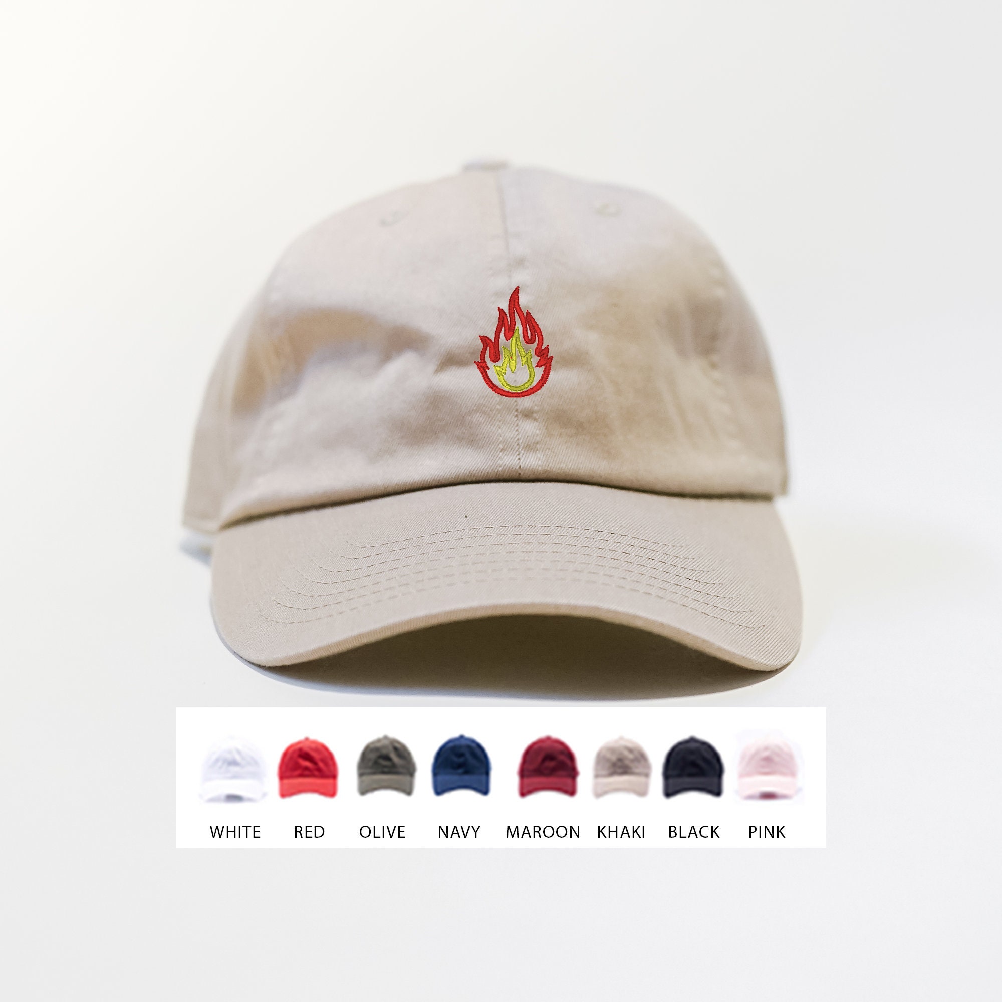 Custom Embroidered Fuego Hat / Fire 