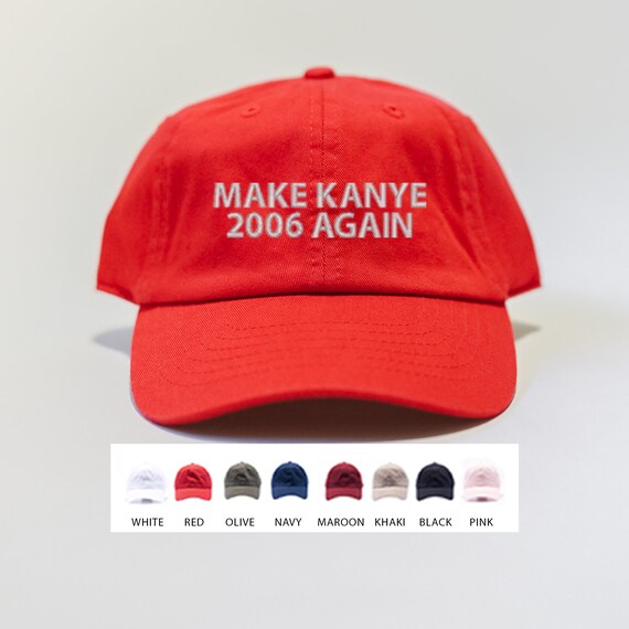 Custom Embroidered Kanye West Dad Cap 