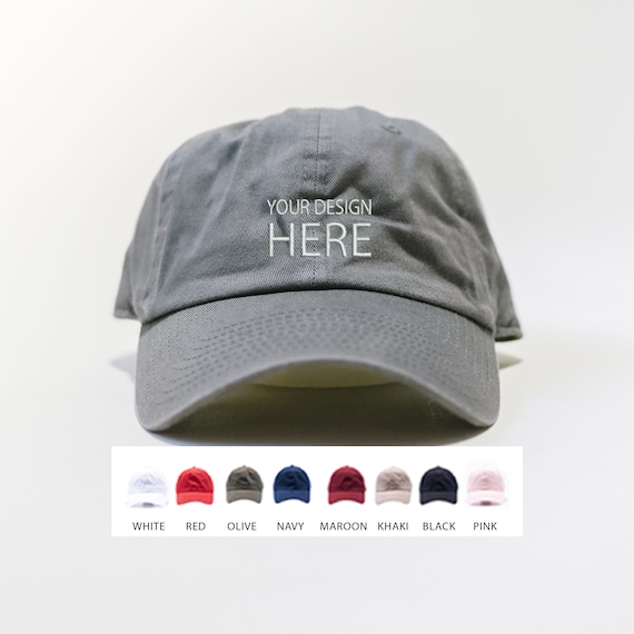 Custom Embroidered Hats / Dad Hat 