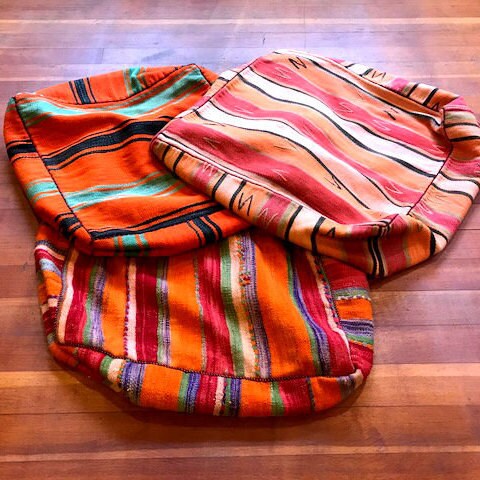 Hand-woven Antique Moroccan Ottomans/Poufs/Floor Cushions