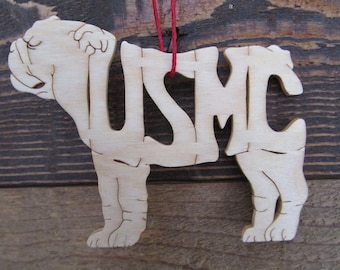 Usmc Bulldog Ornament Unique Gift Present Usmc Bulldog Ornament Unique Gift Present