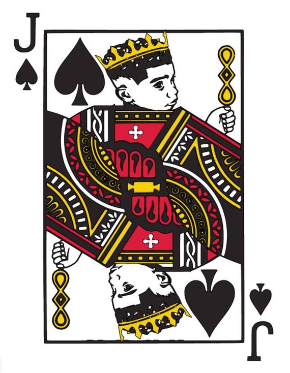 Jack of Spades SVG Etsy UK