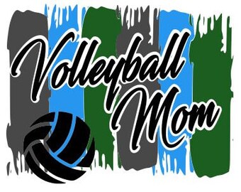 Volleyball Smudge SVG- Cricut File