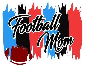 Football SMUDGE Mom SVG